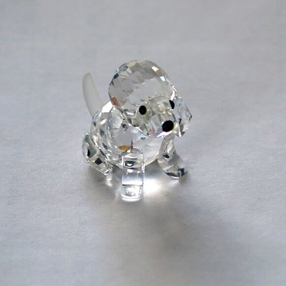 NWT, Swarovsky Silver Crystal, Sitting Beagle - Picture 6 of 11